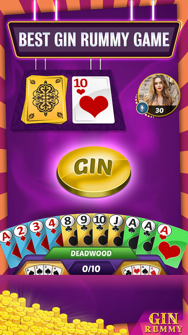 Gin Rummy - Best Free 2 Player Card Games - Artoon Games