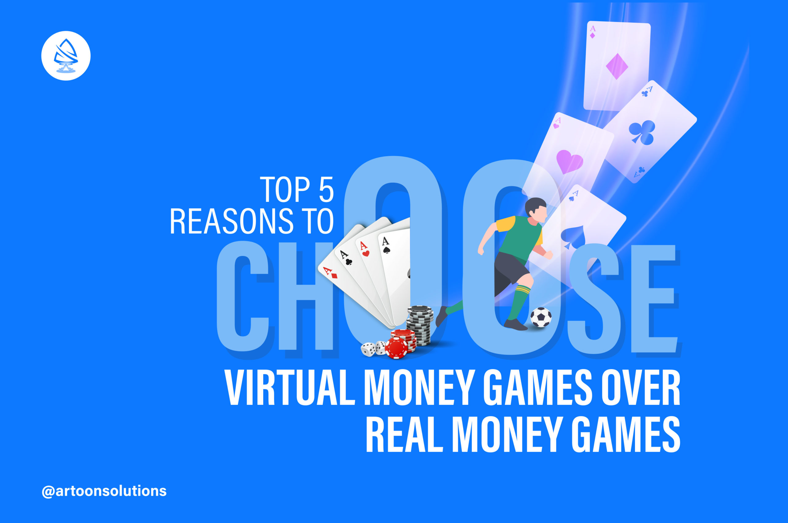 Game of luck/chance, risk-free gameplay, and the chance to enhance skills for is unlimited are some of the key points that differentiate virtual money games from real money games. 
