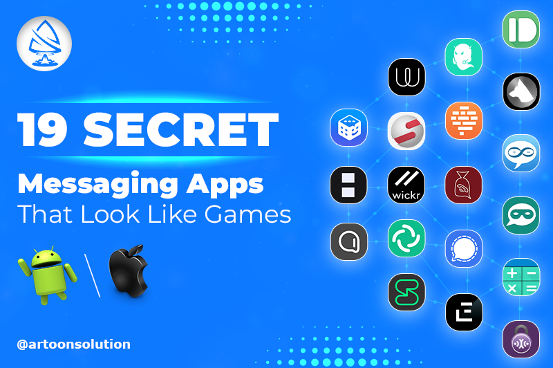 Secret messaging apps that look like games