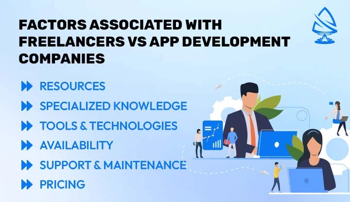 Differences between Freelancers and Companies in App Development