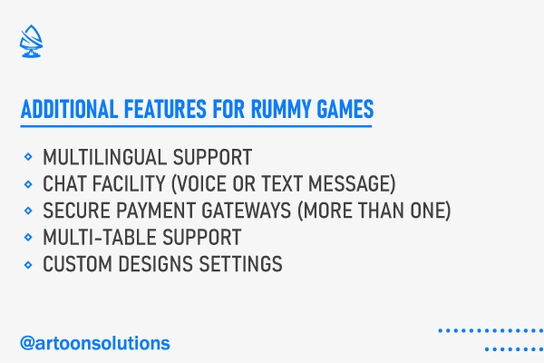 Additional Features For Rummy Games 