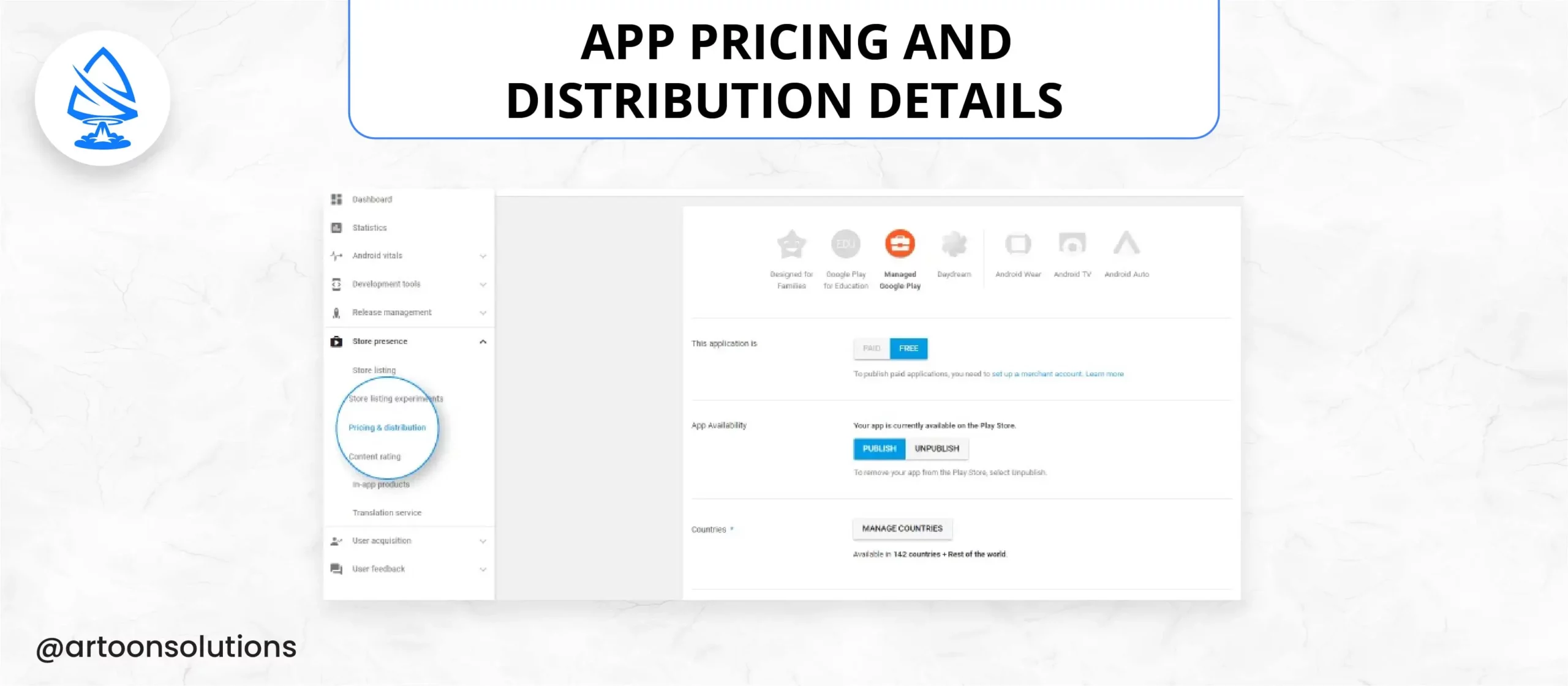 App Pricing and Distribution Details