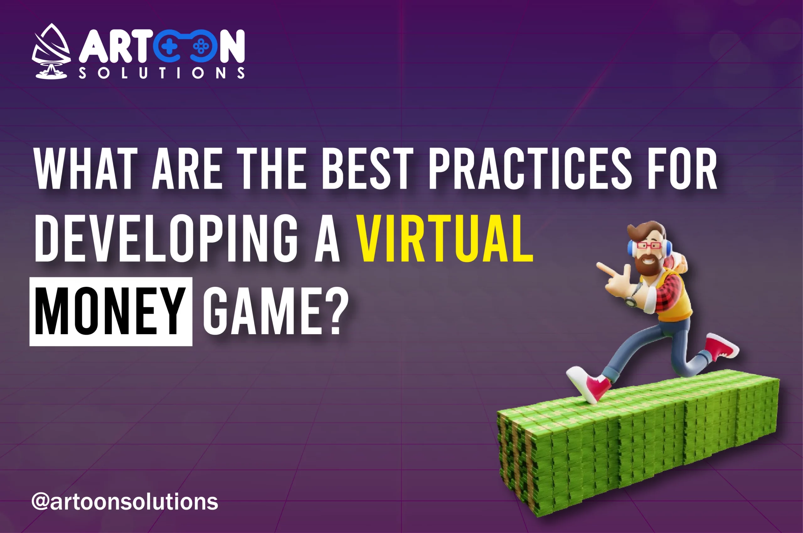 What are the best practices for developing a virtual money game