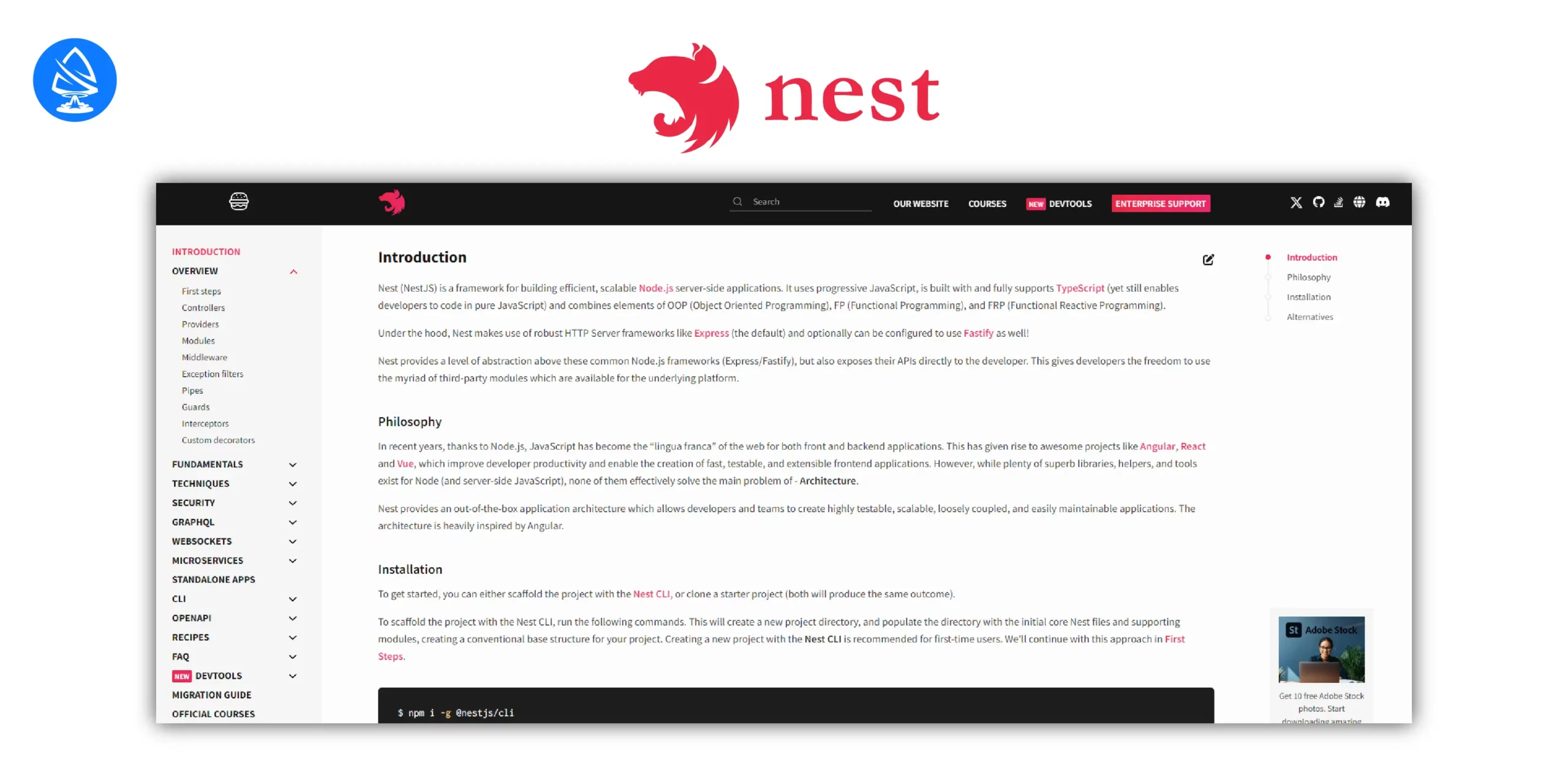 NestJS: A Comprehensive Overview 