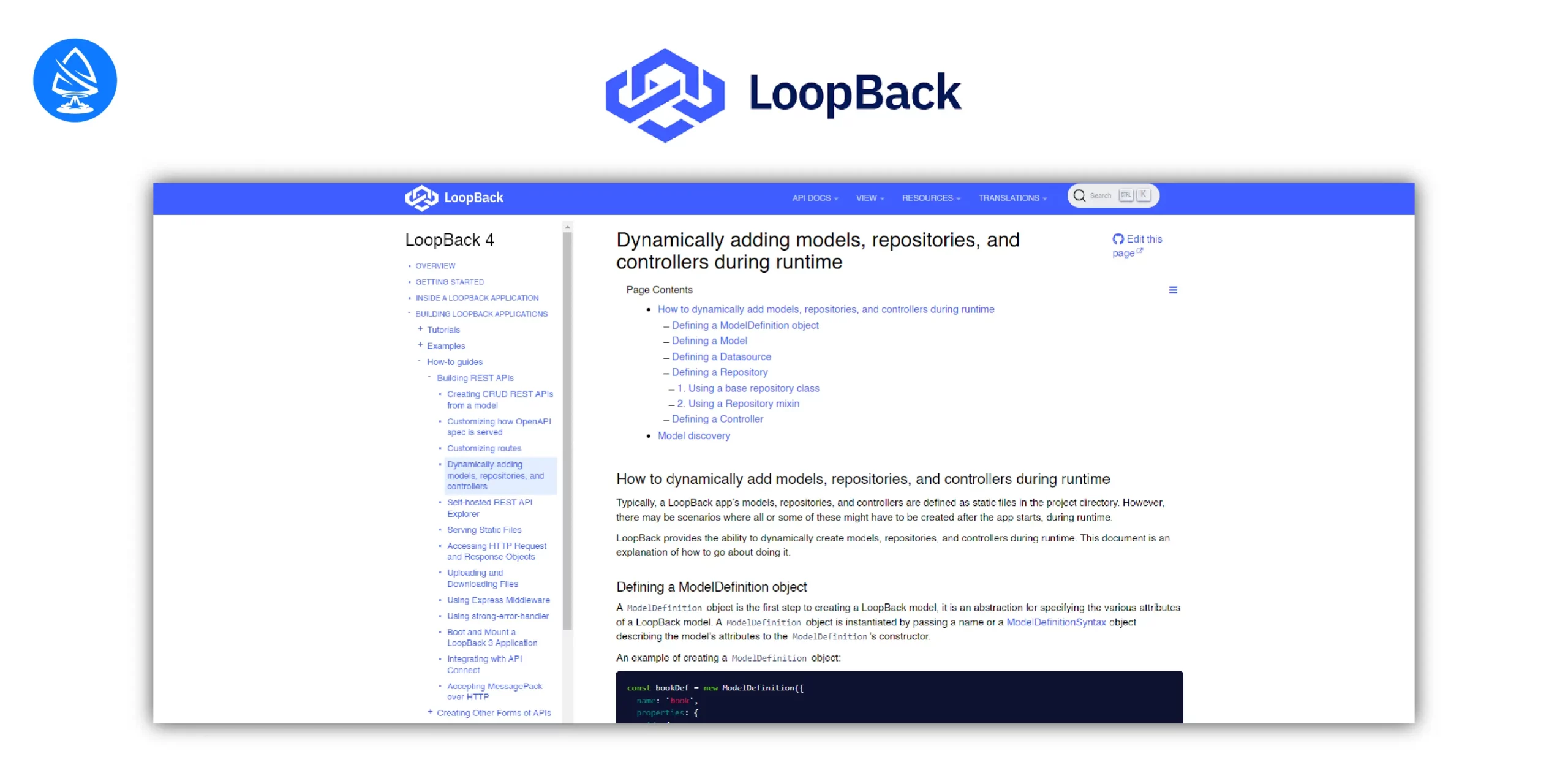  LoopBack.io: A Dynamic Framework 