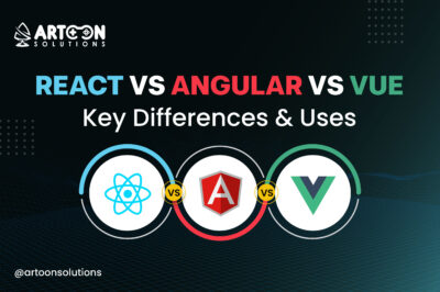 React vs Angular vs Vue - Artoon Solutions